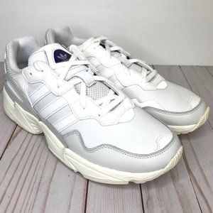ADIDAS Yung-96 Cloud White Grey Sneakers Size 11.5